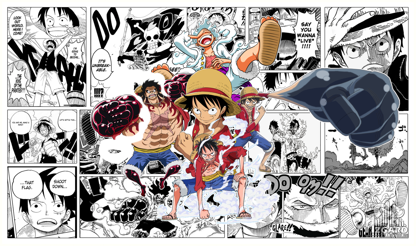 Playmat - Custom Design - Luffy