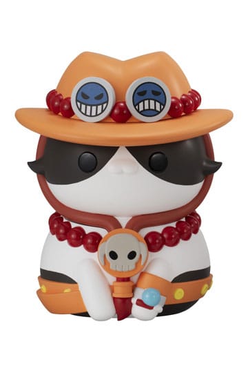 One Piece Mega Cat Project Nyanto! The Big Nyan Piece Series Trading Figure Portgas D. Ace 10 cm