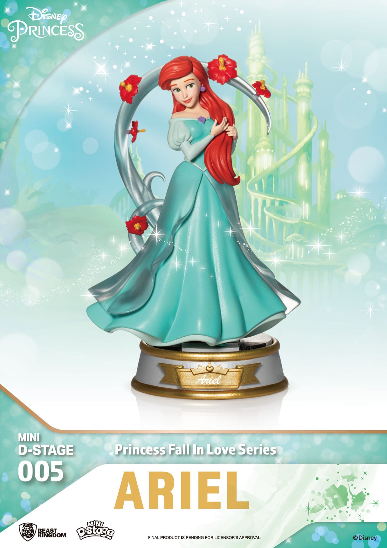 Disney Mini Diorama Stage Statues Princess Fall In Love Series 12 cm (RANDOM)
