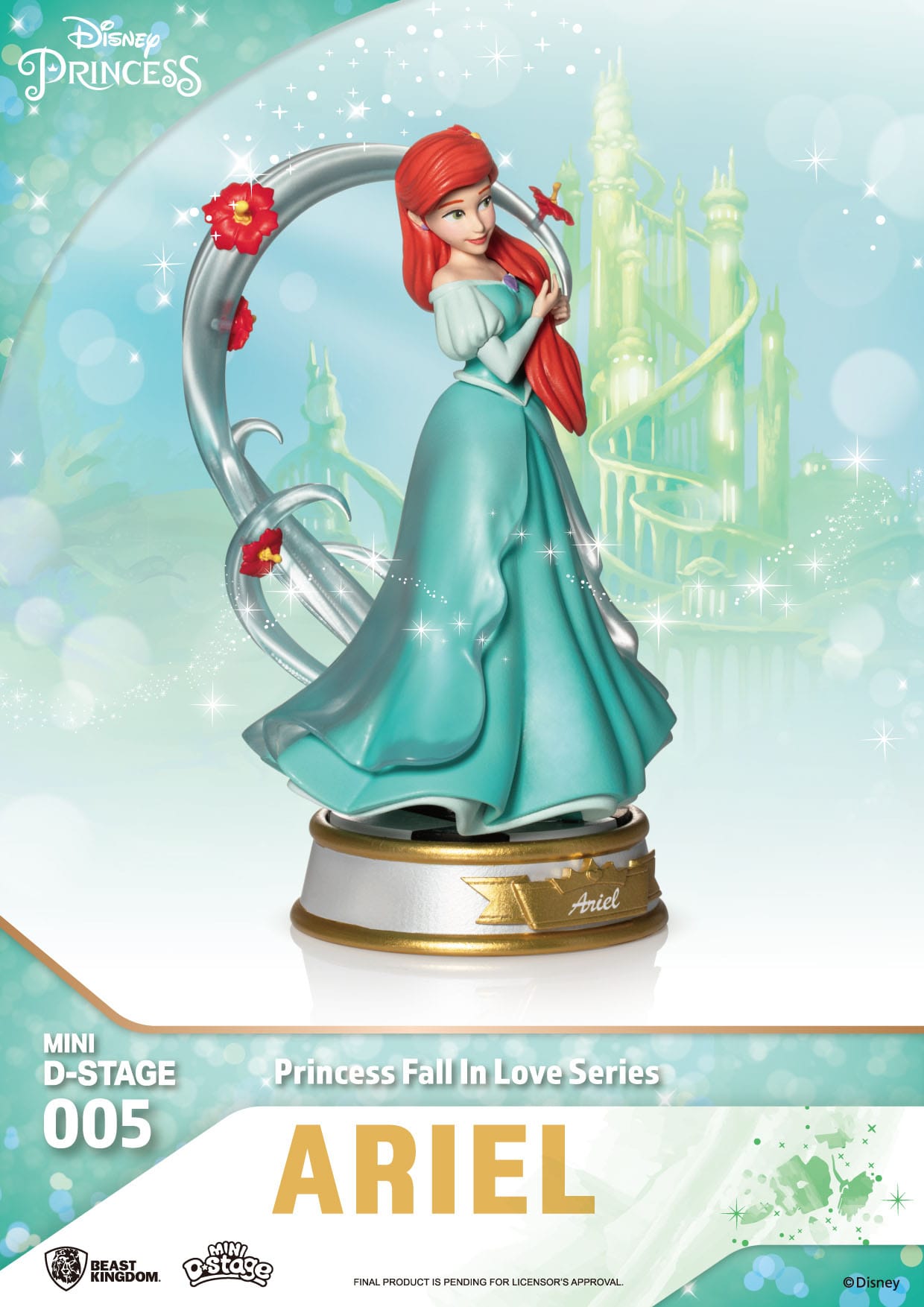Disney Mini Diorama Stage Statues Princess Fall In Love Series 12 cm (RANDOM)