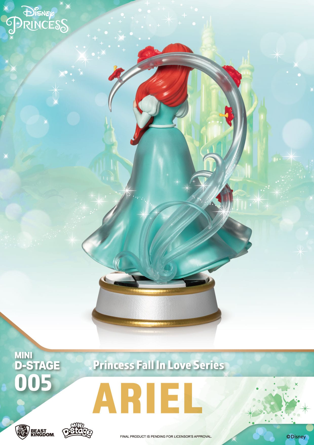 Disney Mini Diorama Stage Statues Princess Fall In Love Series 12 cm (RANDOM)