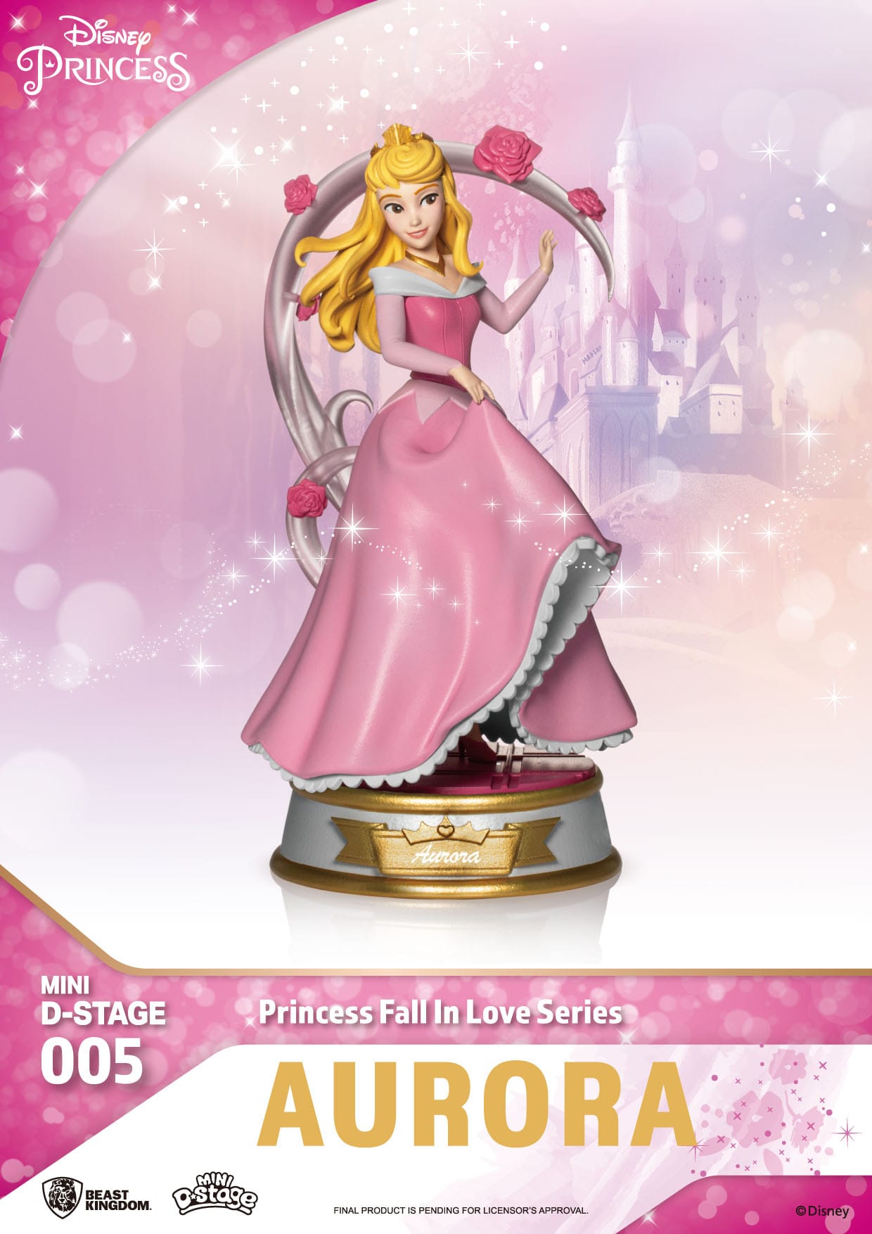 Disney Mini Diorama Stage Statues Princess Fall In Love Series 12 cm (RANDOM)