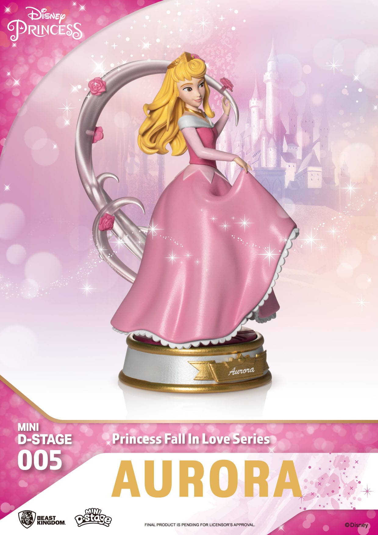 Disney Mini Diorama Stage Statues Princess Fall In Love Series 12 cm (RANDOM)