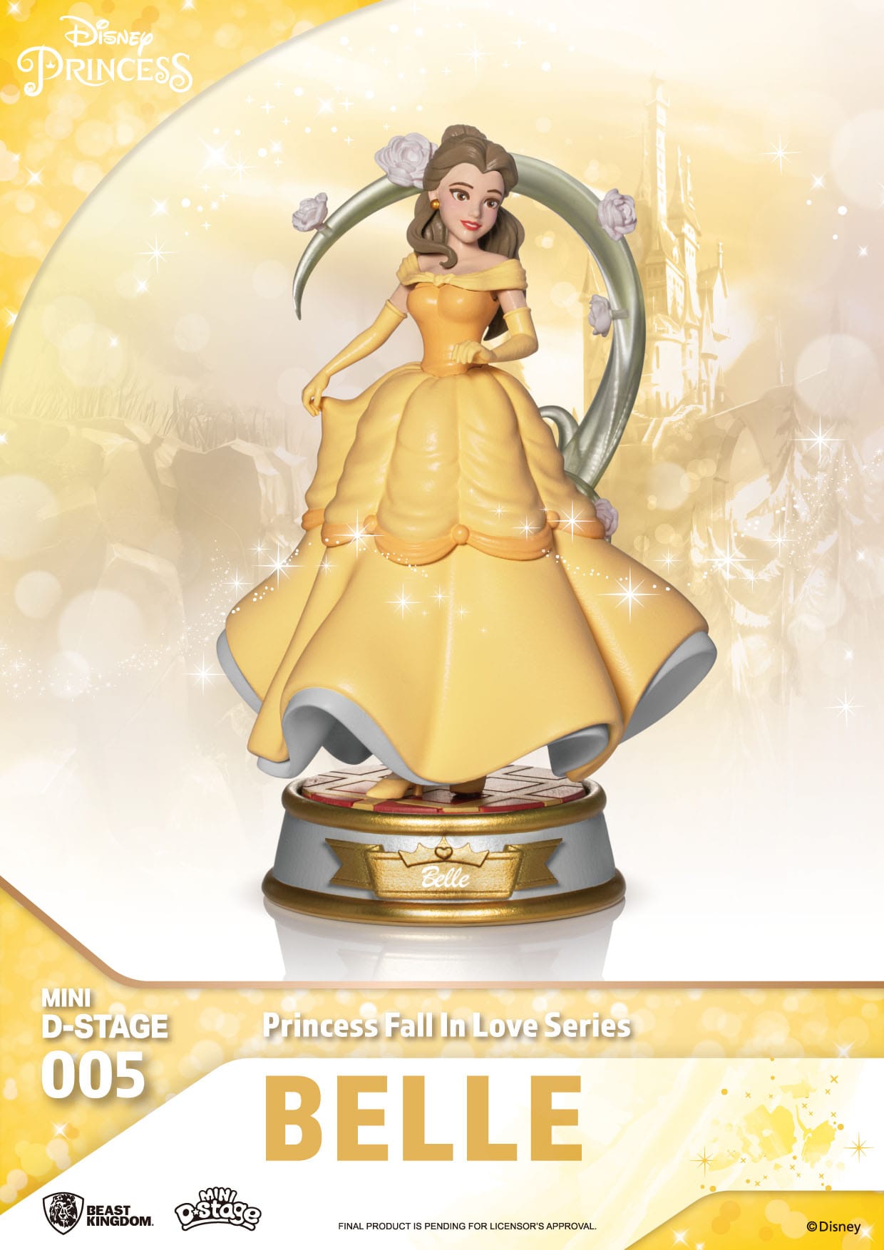 Disney Mini Diorama Stage Statues Princess Fall In Love Series 12 cm (RANDOM)