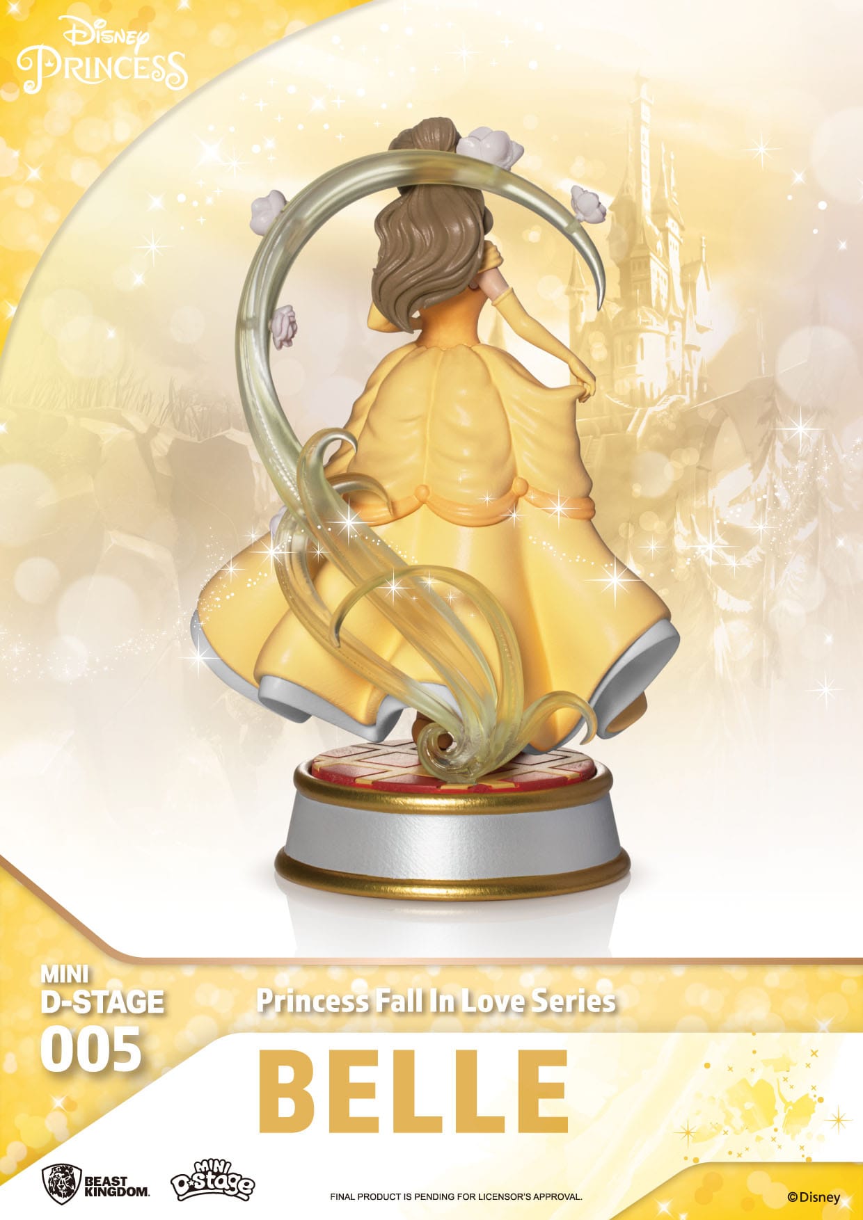 Disney Mini Diorama Stage Statues Princess Fall In Love Series 12 cm (RANDOM)