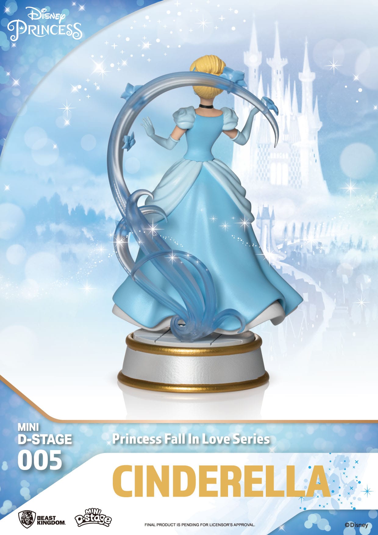 Disney Mini Diorama Stage Statues Princess Fall In Love Series 12 cm (RANDOM)