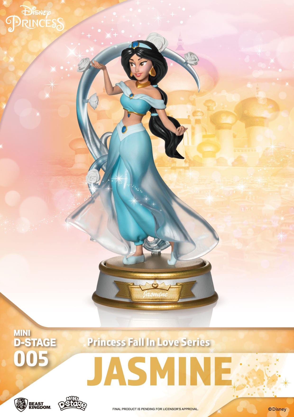 Disney Mini Diorama Stage Statues Princess Fall In Love Series 12 cm (RANDOM)