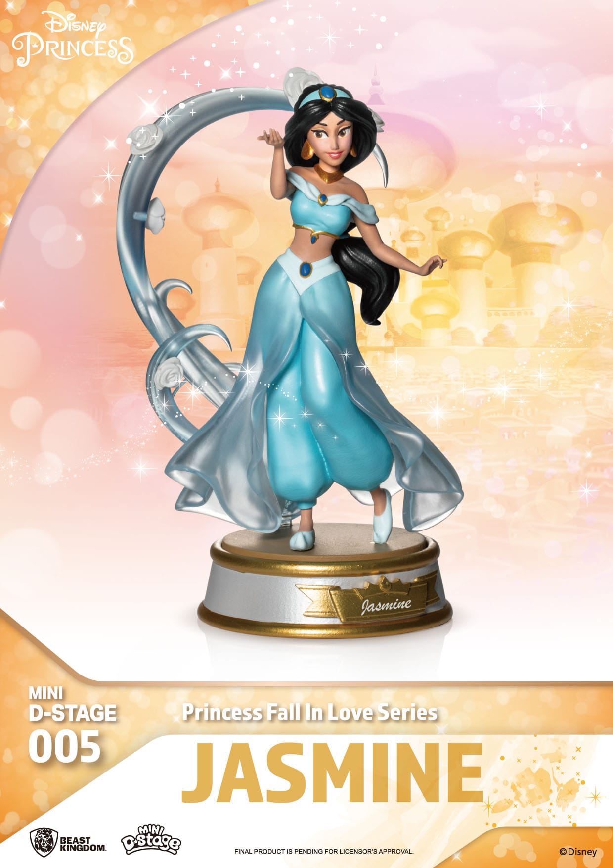 Disney Mini Diorama Stage Statues Princess Fall In Love Series 12 cm (RANDOM)