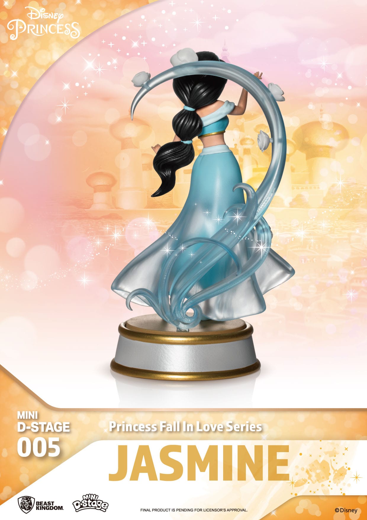 Disney Mini Diorama Stage Statues Princess Fall In Love Series 12 cm (RANDOM)