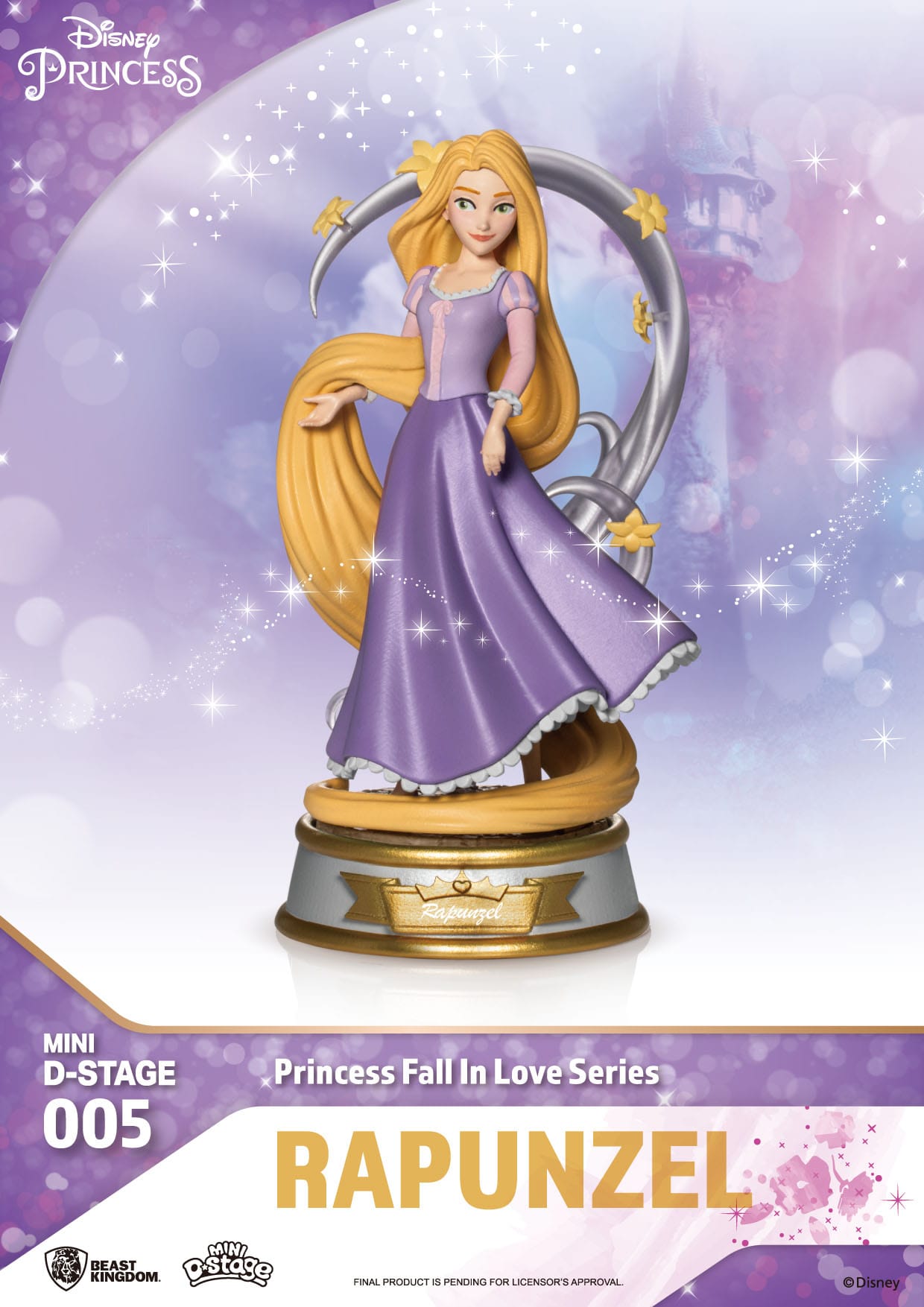 Disney Mini Diorama Stage Statues Princess Fall In Love Series 12 cm (RANDOM)