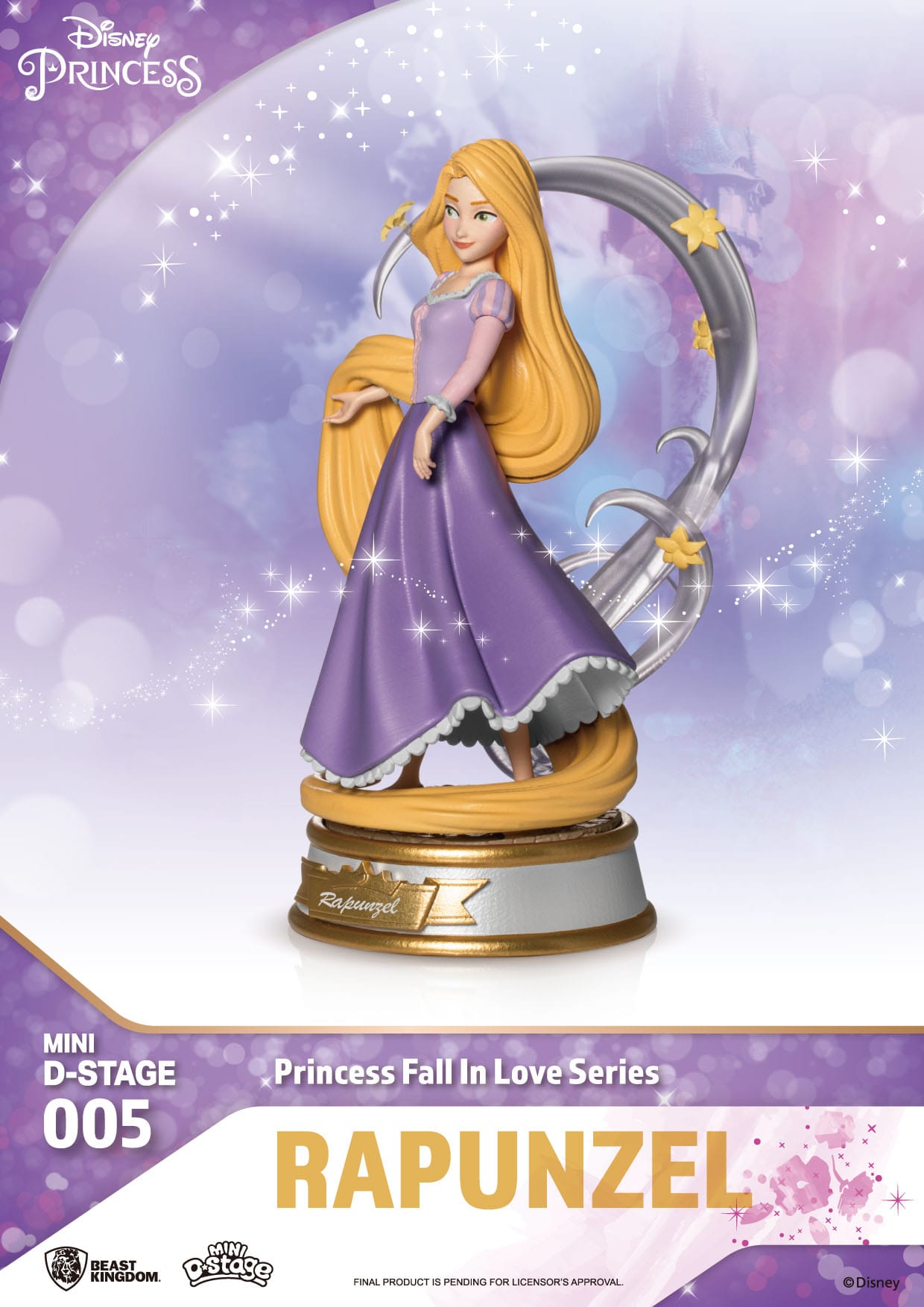 Disney Mini Diorama Stage Statues Princess Fall In Love Series 12 cm (RANDOM)