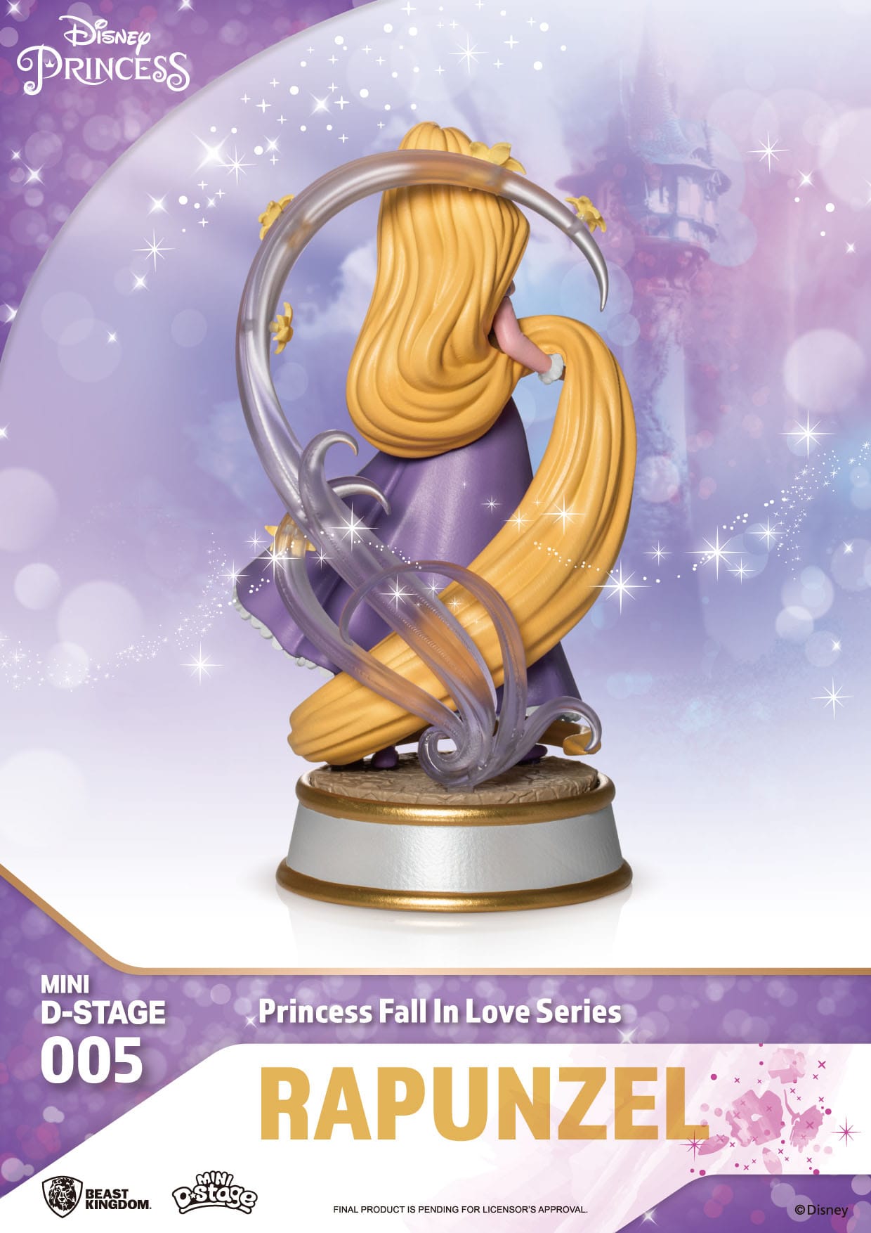 Disney Mini Diorama Stage Statues Princess Fall In Love Series 12 cm (RANDOM)