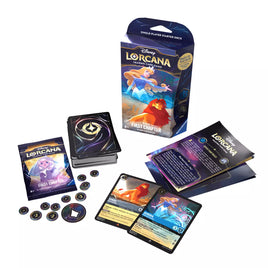 Ravensburger Disney Lorcana Trading Card Game Starter Deck Saphire/Steel