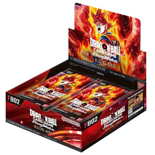 Dragon Ball Super Card Game: Fusion World Blazing Aura Booster Display FB02