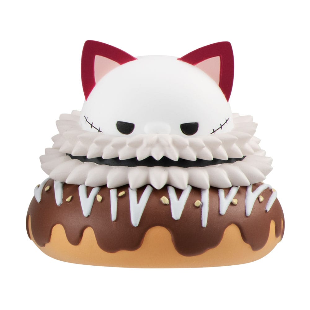 One Piece Mega Cat Project Trading Figure 8-Pack NyanPieceNyan! Ver. Luffy with Rivals 3 cm